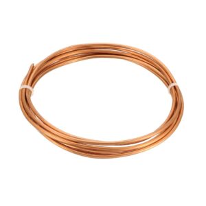 uxcell Refrigeration Tubing, 3/32" OD x 3/64" ID x 9.8 Ft Soft Coil Copper Tubing