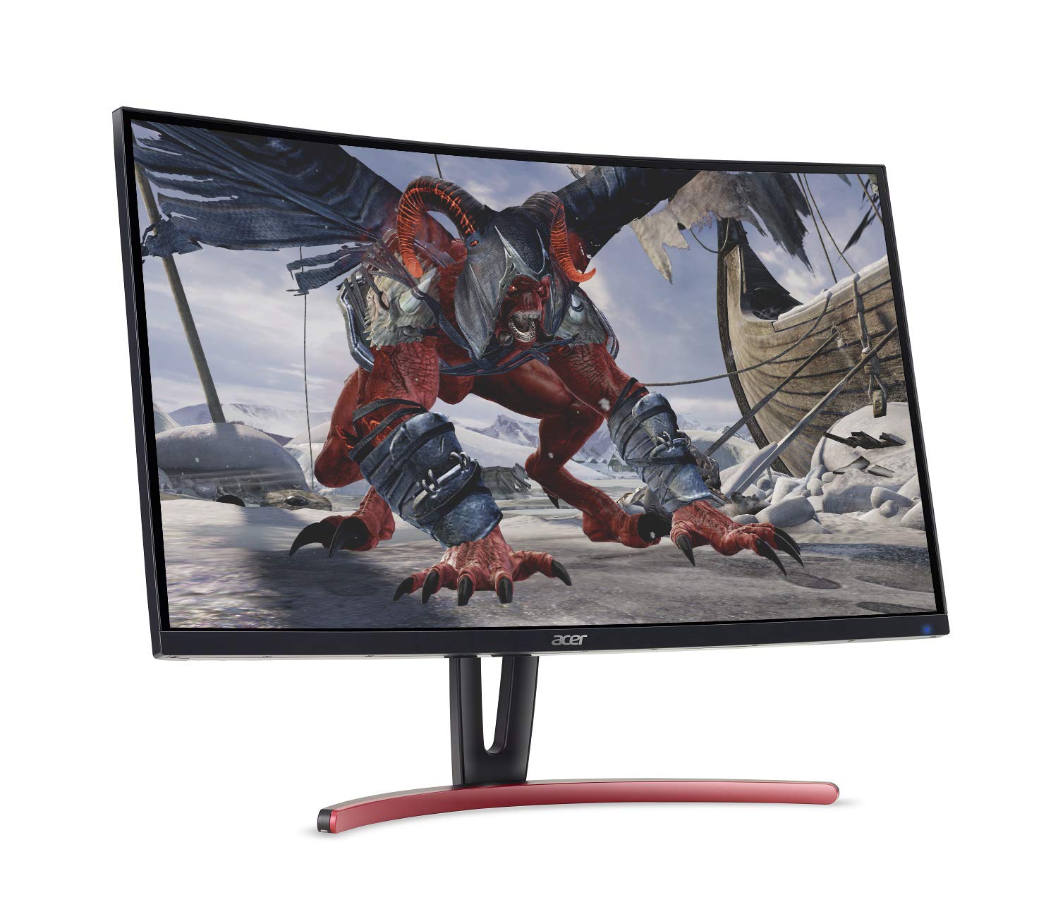 Acer ED273UR Pbidpx 27-inch Curved WQHD (2560 x 1440) 144Hz Gaming Monitor with AMD Radeon FreeSync Technology (Display Port, HDMI & DVI Ports)