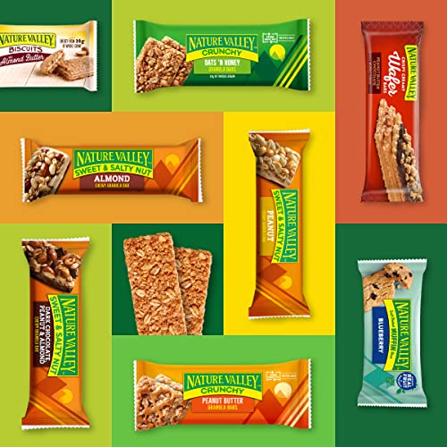 Nature Valley Wafer Bars, Peanut Butter Chocolate, 5 Bars, 6.5 OZ (Pack of 6)