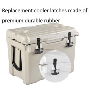 EWONICE Cooler Replacement Lid Latches Fits Yeti RTIC Hard Coolers and Other Related Coolers T-Latch (2 - Pack)