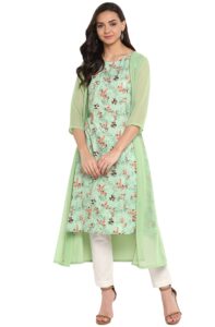 janasya kurta for women green