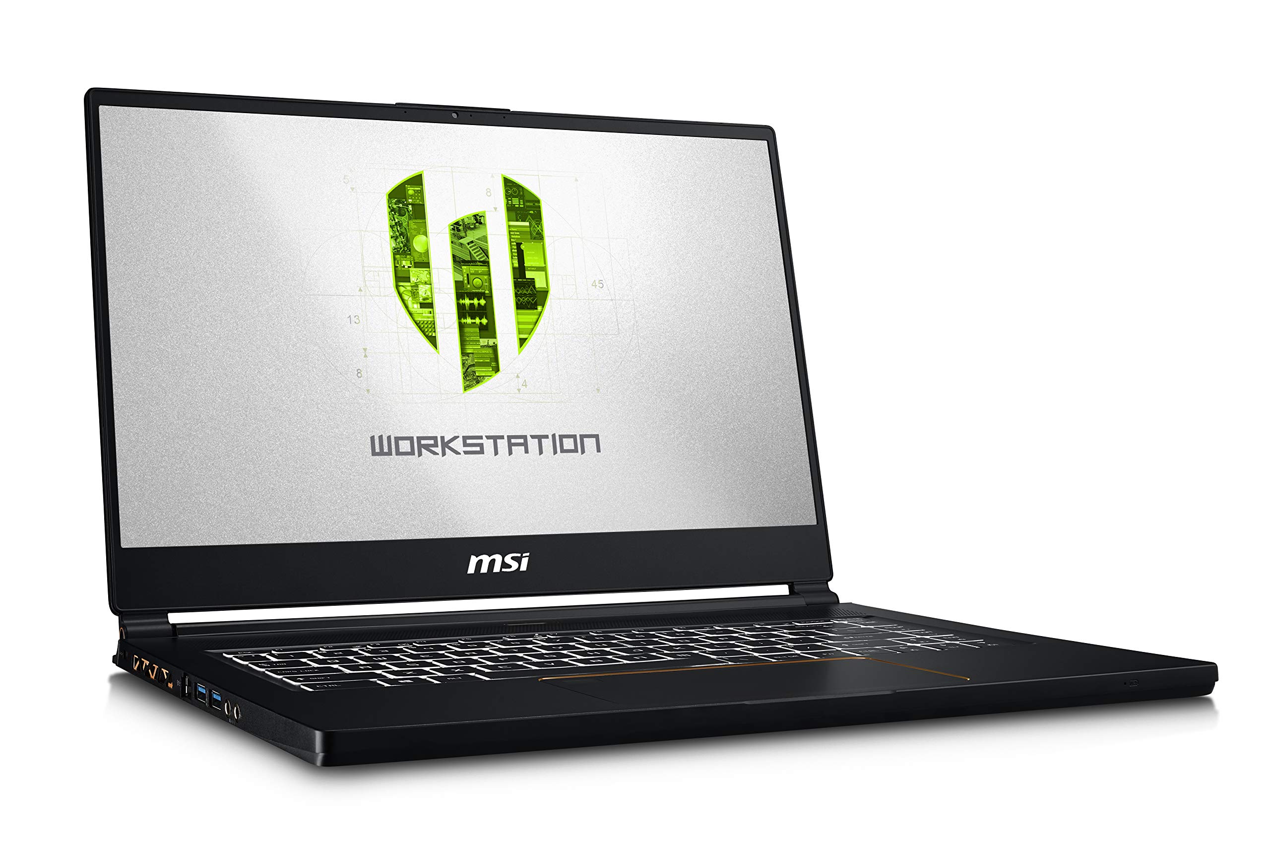 MSI WS65 9TL-686 15.6" FHD Thin and Light Mobile Workstation Intel Core i7-9750H Quadro RTX 4000 32GB 512G NVMe SSD Win10 Pro TPM2.0 TB3 Fingerprint