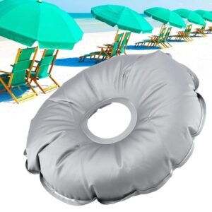 Mumusuki Umbrella Flag Base Weight Bag Filled with Water or Sand Beach Sea Portable Foldable Round Outdoor