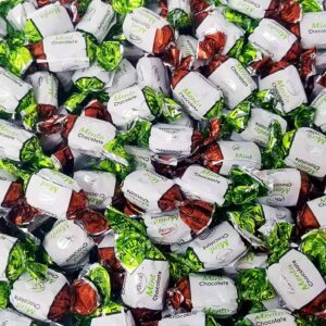 Arcor Chocolate Filled Mints Premium Hard Candy, Bulk Pack, 2Lbs