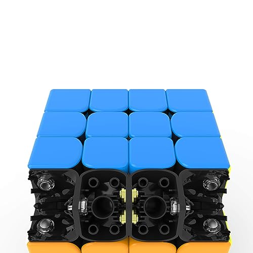 GAN 460 M Magnetic 4x4 Speed Cube, Magnets 4x4 IPG Honeycomb Surface 40°/25° Corner-Cutting 3D Puzzle Fidget Cube Stress Relief Toy Games for Adults and Kids