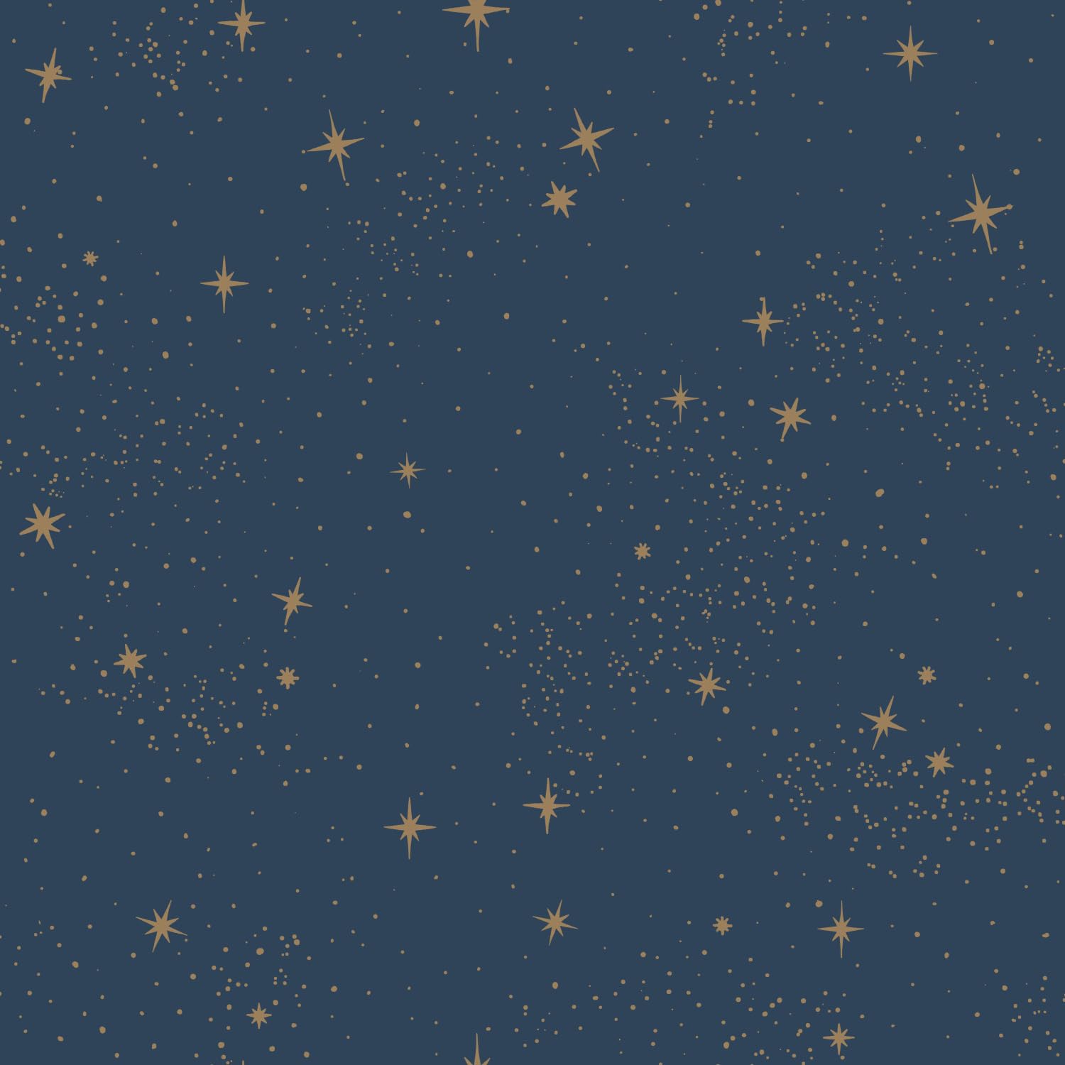 RoomMates RMK11319WP Upon A Star Navy and Metallic Peel and Stick Wallpaper