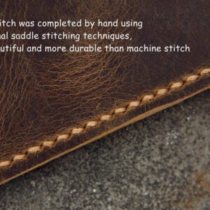 Personalized vintage rhodia leather cover distressed leather cover for rhodia wirebound meeting notebook A5+ NRA5P05S