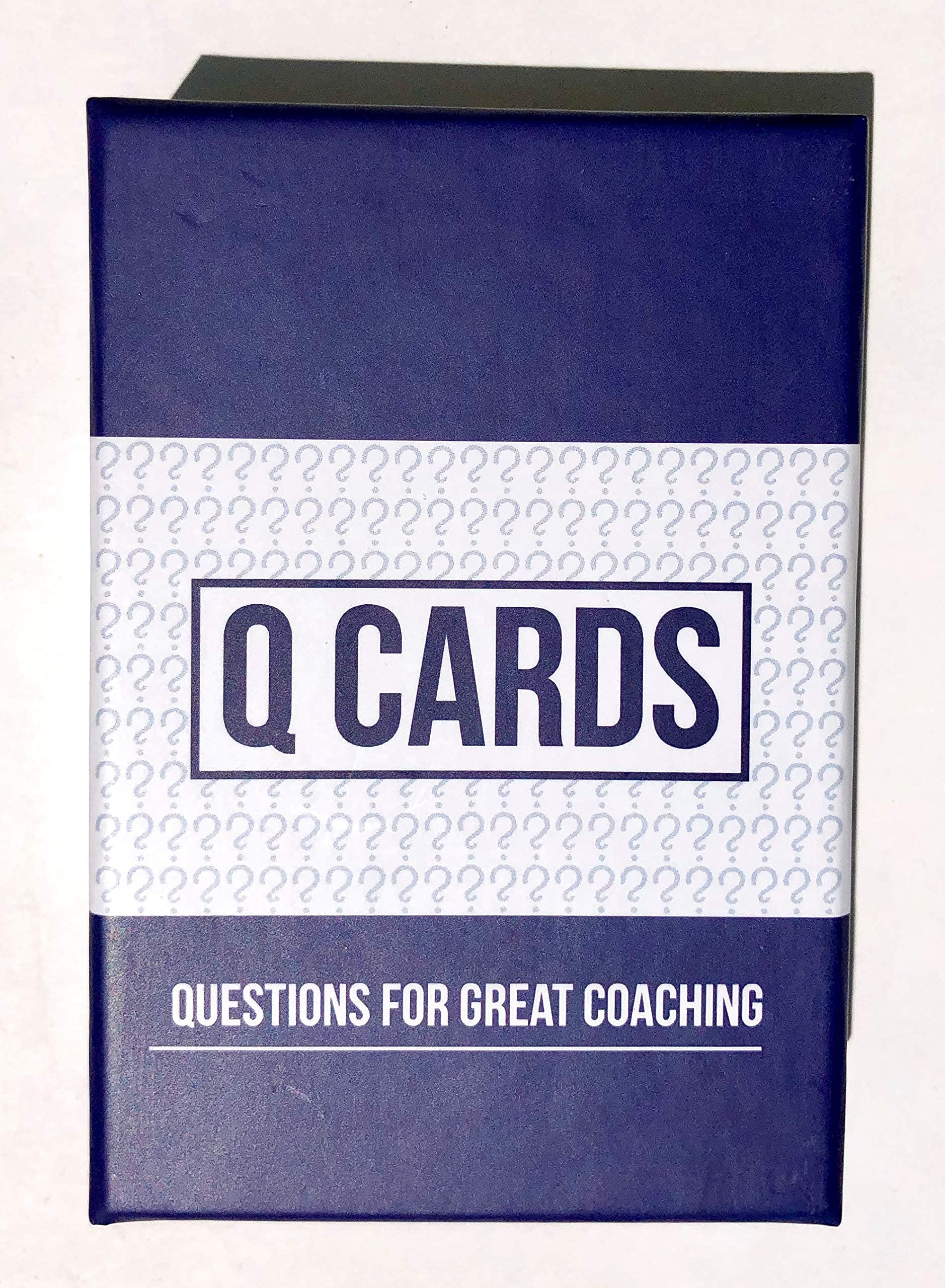 Q Cards: Questions for Great Coaching, Conversation Starters, Coaching Cards, Goal Setting, Ice Breakers by Little Leaps Press