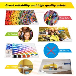 v4ink Remanufactured Toner Cartridge Replacement for HP 131X 131A CF210A CF210X CF211A CF212A CF213A Toner High Yield KCMY Color Set for HP Pro 200 M251nw M251n MFP M276nw M276n M251 Printer