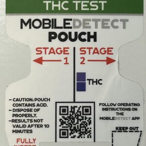 Residue Detection THC Drug Test Kit - Rapid Surface Residue Detector, 1 Mobile Detect Pouch