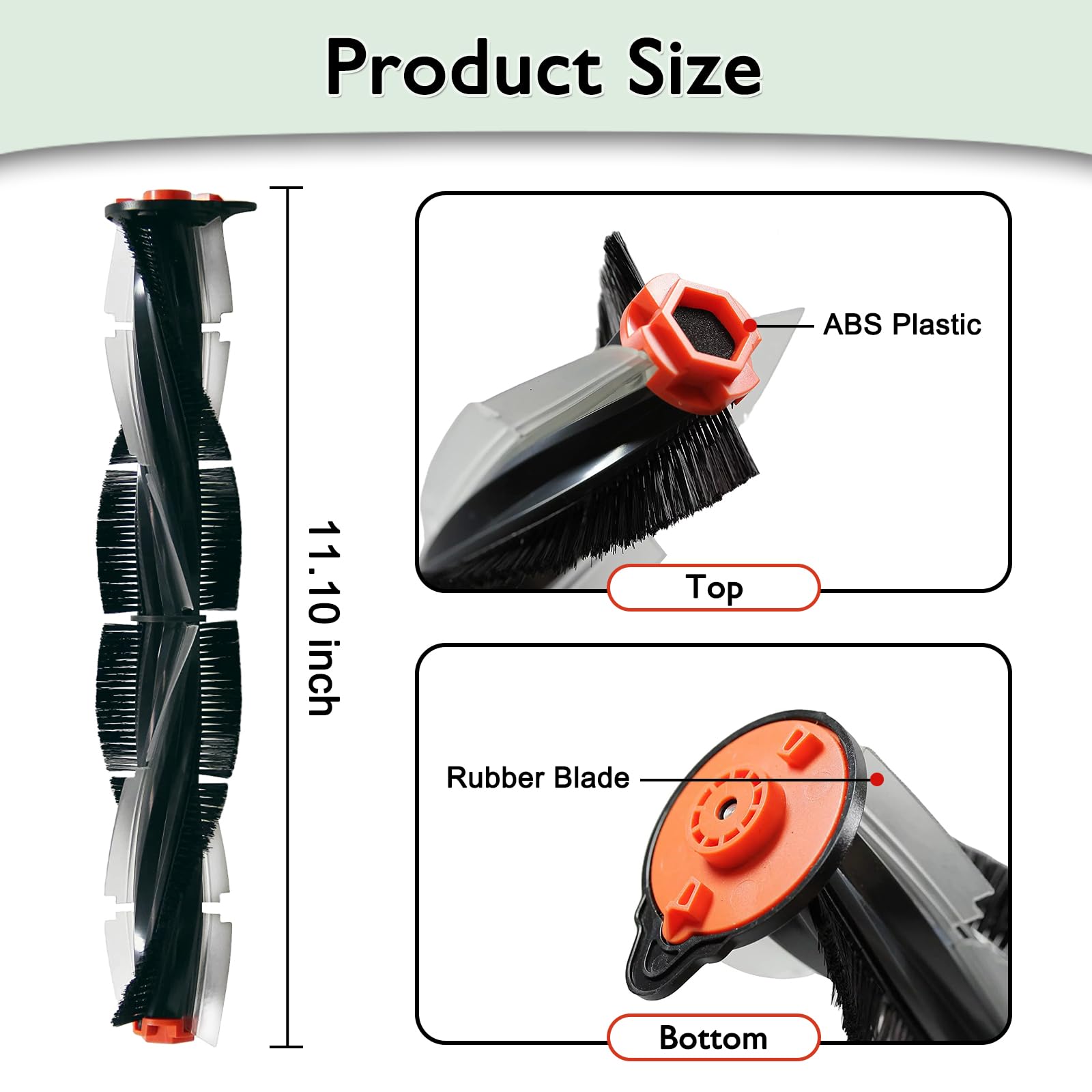 Replacement Parts Kit - 1 Main Brush 4 Side Brushes 4 High Efficiency Filters for Neato BotVac D Series -Vacuum Cleaner Brush Filter Replenishment Accessory