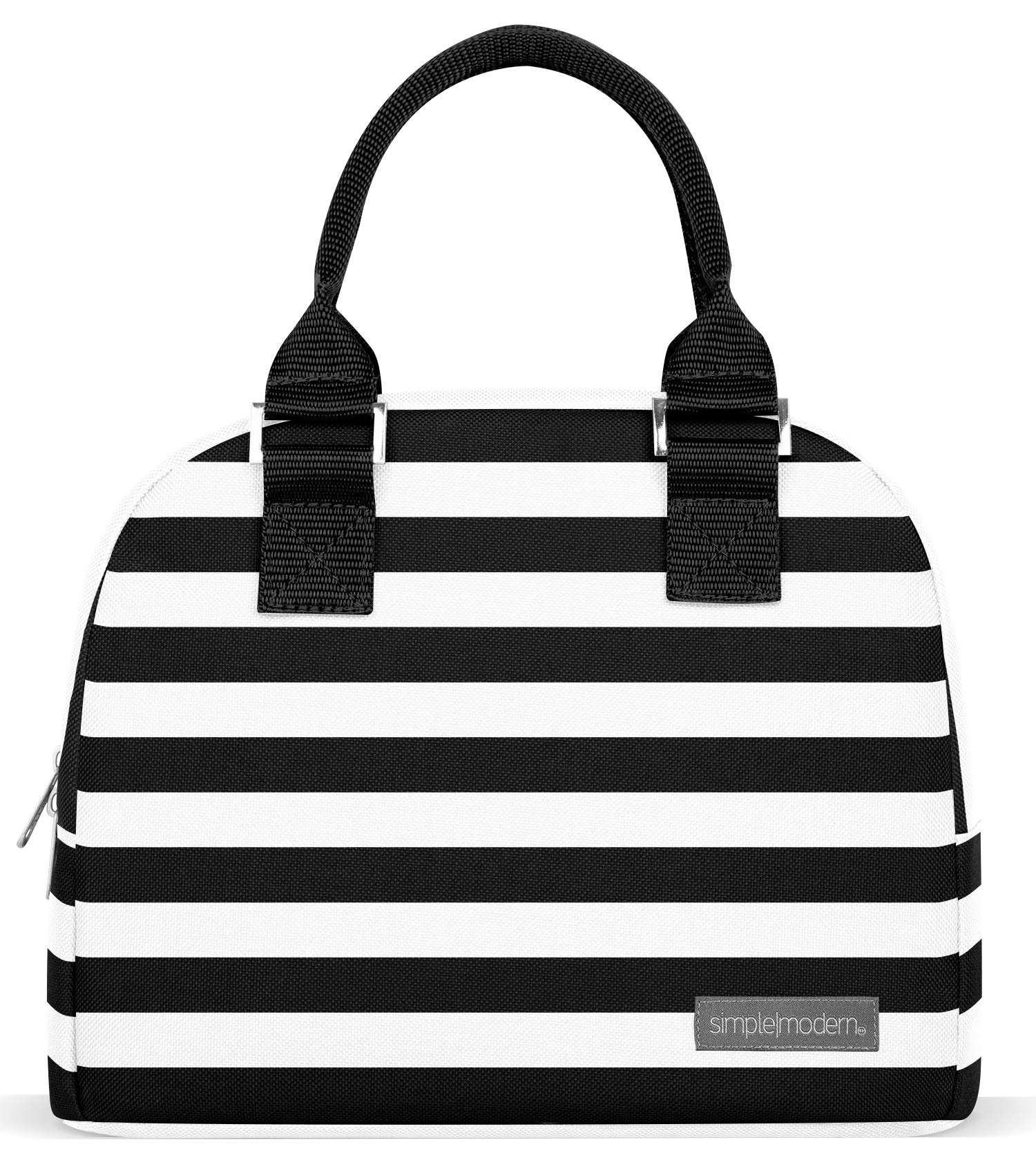 Simple Modern Lunch Bag for Women & Men | Reusable Insulated Lunch Tote Purse for Work | Cute Lunch Box Container for Adult, Travel, School | Very Mia Collection | 5 Liter | Tuxedo