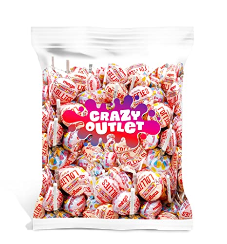 Smarties Mega Lollipops, Vegan Hard Candy Pops, Bulk Pack 30 Count, 2.2 Pounds