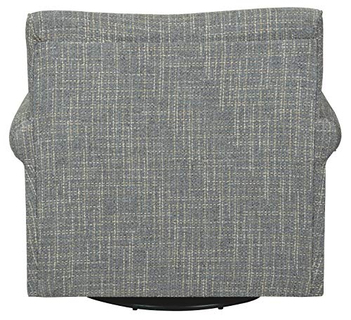 Signature Design by Ashley Renley 360-Degree Swivel Glider Nursery Accent Chair, Gray