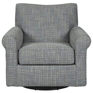 Signature Design by Ashley Renley 360-Degree Swivel Glider Nursery Accent Chair, Gray