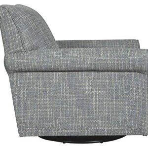 Signature Design by Ashley Renley 360-Degree Swivel Glider Nursery Accent Chair, Gray