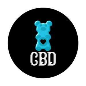 CBD Gummy Bear | Cannabadoil Gummies for Hemp Supporters PopSockets Grip and Stand for Phones and Tablets