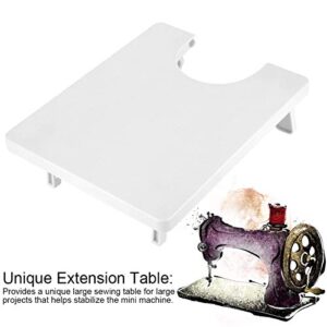 Workbench Sewing Machine Extension Table White U-Shaped Table Extension Plate is Firm and Does Not Shake Portable Workbench