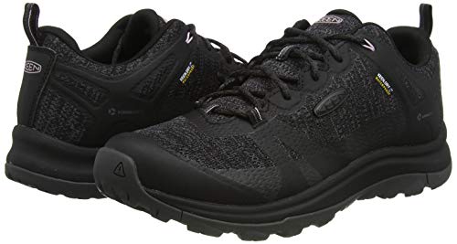 KEEN Women's Terradora 2 Waterproof Low Height Hiking Shoes, Black/Magnet, 8.5