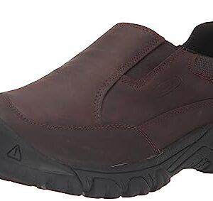 KEEN Men's Targhee 3 Slip On Shoes, Dark Earth/Mulch, 13