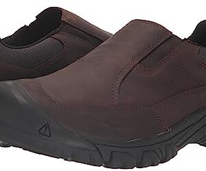 KEEN Men's Targhee 3 Slip On Shoes, Dark Earth/Mulch, 13