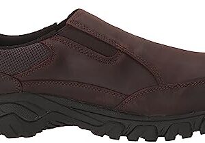 KEEN Men's Targhee 3 Slip On Shoes, Dark Earth/Mulch, 13