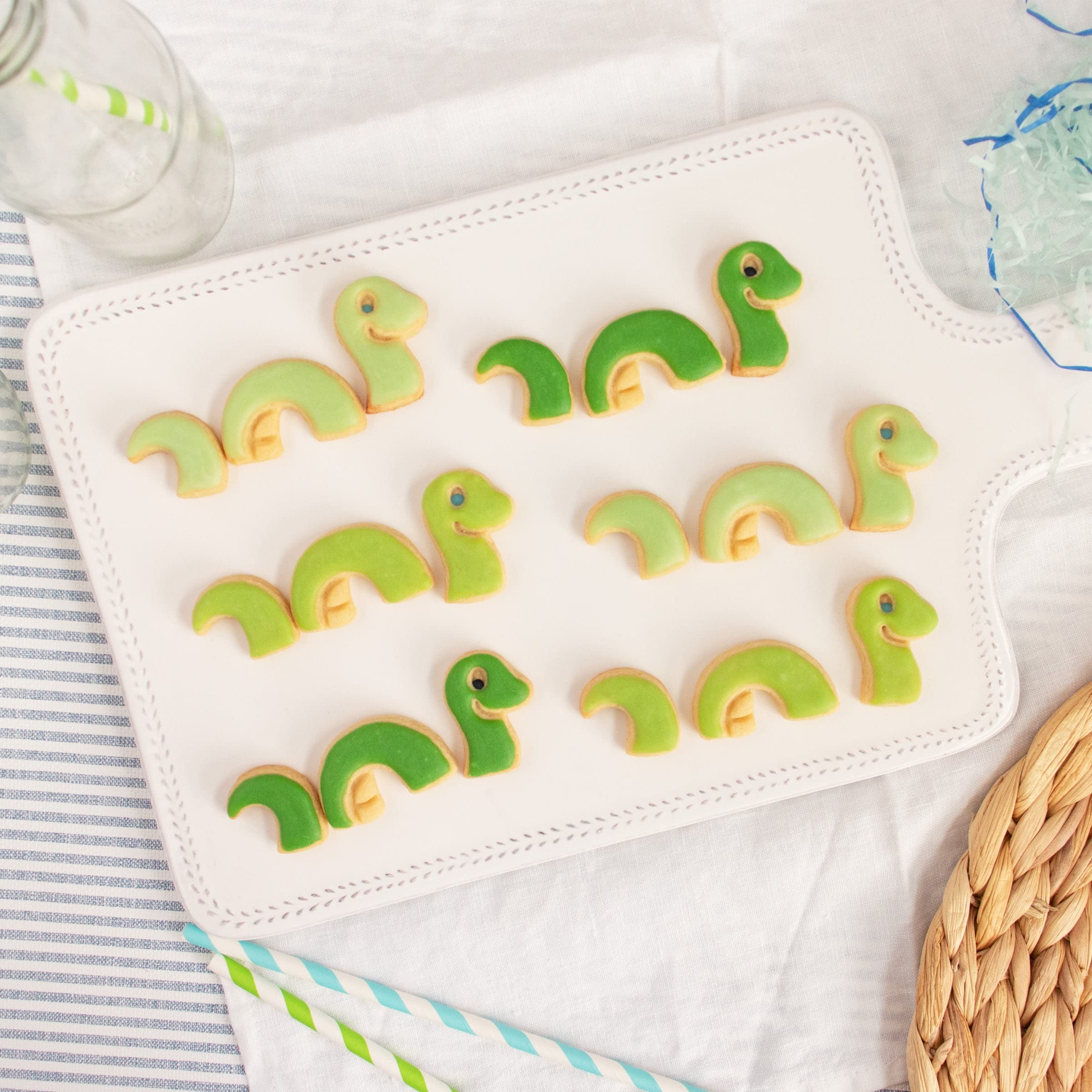 Set of 2 Loch Ness cookie cutters (Designs: Loch Ness and 3-piece Lochness), 2 pieces - Bakerlogy