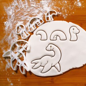 Set of 2 Loch Ness cookie cutters (Designs: Loch Ness and 3-piece Lochness), 2 pieces - Bakerlogy