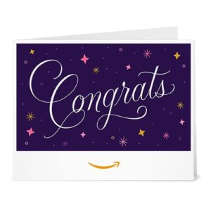 amazon egift card - print - congrats fireworks