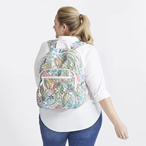 Vera Bradley women's Campus Backpack, Bookbag, Bloom Boom-Recycled Cotton, One Size