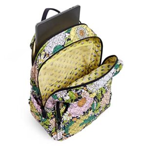 Vera Bradley women's Campus Backpack, Bookbag, Bloom Boom-Recycled Cotton, One Size