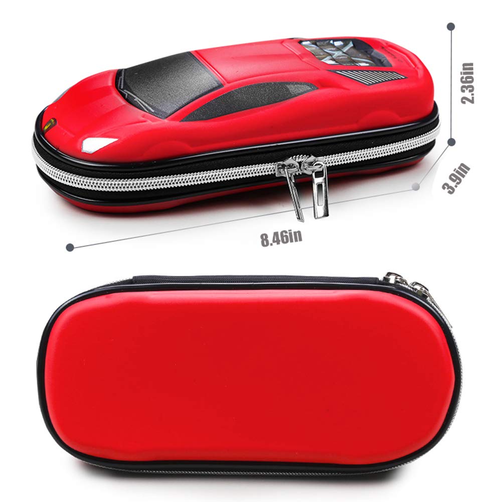 Supercar Pencil Case EVA Car Pen Pouch Stationery Box Anti-Shock for School Students Teens…