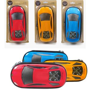 Supercar Pencil Case EVA Car Pen Pouch Stationery Box Anti-Shock for School Students Teens…