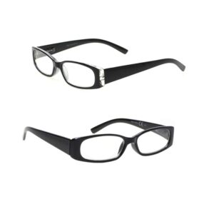 5 Pack Spring Hinge Reading Glasses Rectangular Fashion Quality Readers for Men and Women (5 Pack Mix, 3.0)