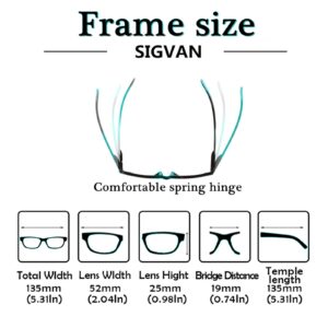 5 Pack Spring Hinge Reading Glasses Rectangular Fashion Quality Readers for Men and Women (5 Pack Mix, 3.0)