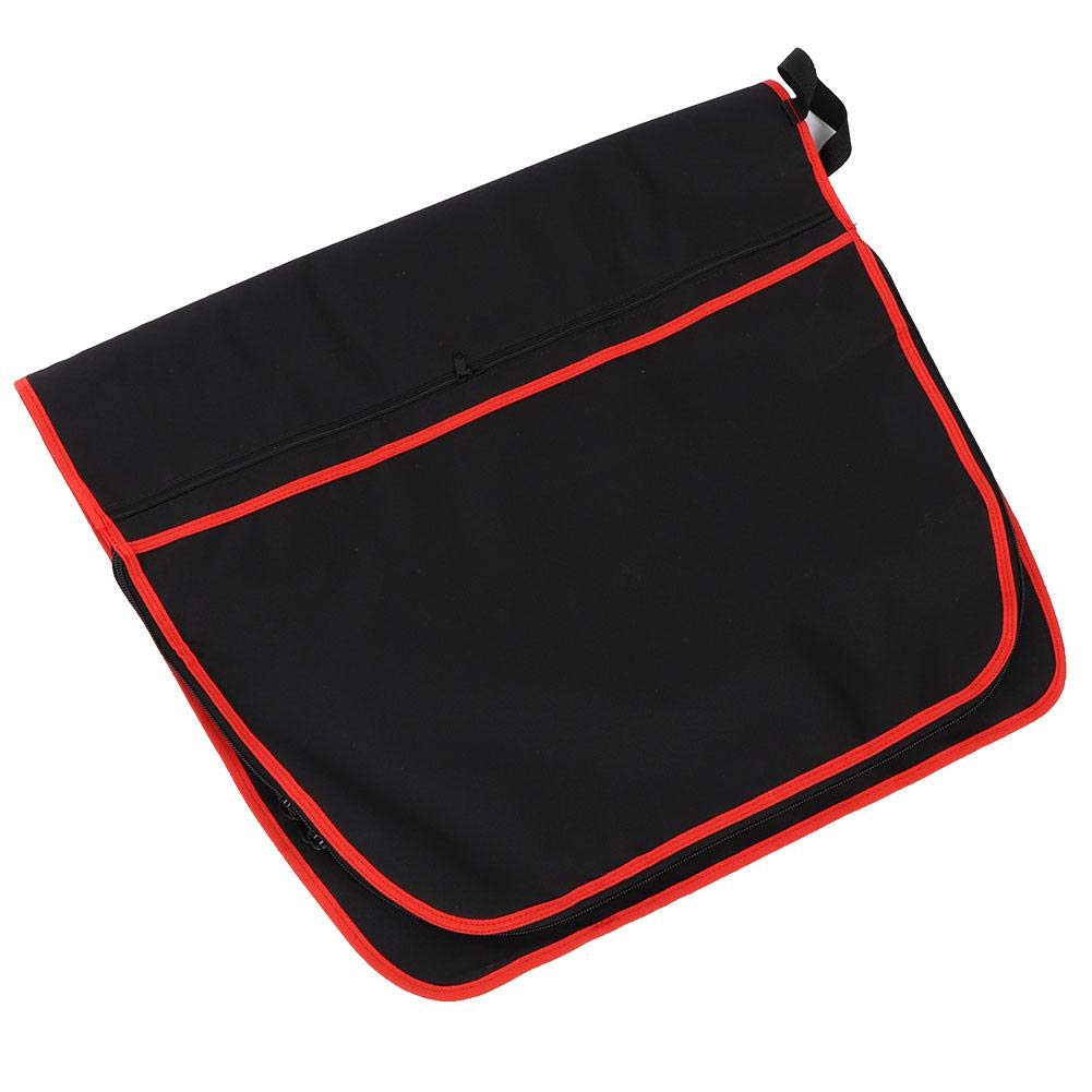 Jadeshay Surfboard Bag, 48x28 Inch Durable Polyester Bodyboard Carry Bag with Side Handle, Double Zipper & External Pocket, Suitable for Surfboard, Boogie Board, Red Stripe