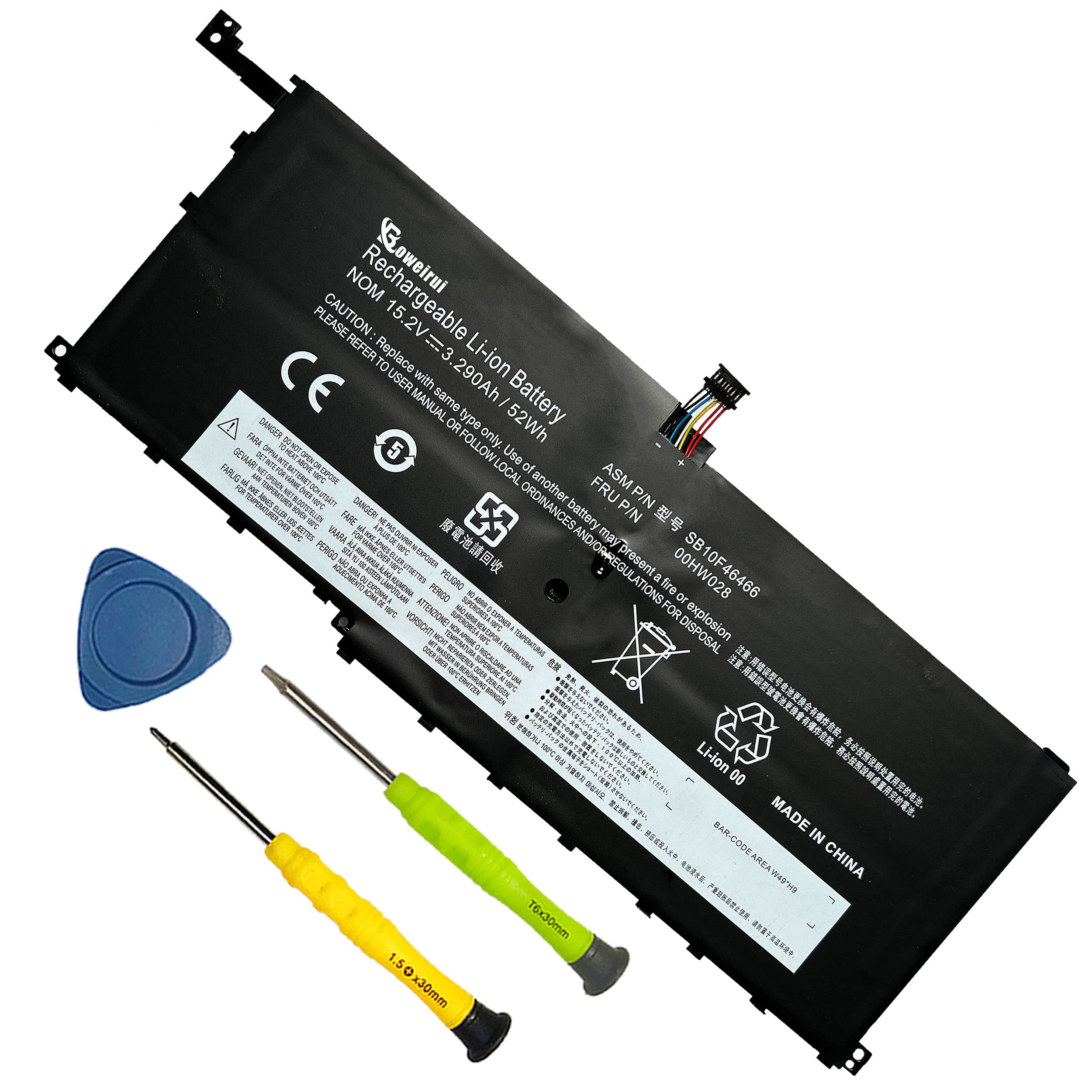 00HW028 01AV458 01AV439 SB10F46466 Battery lenovo thinkpad x1 yoga gen battery for Lenovo Thinkpad X1 Carbon 4th Gen 4 2016 ThinkPad X1 Yoga Gen1/Gen2 Series Laptop 01AV409 01AV457 SB10F46467 01AV438