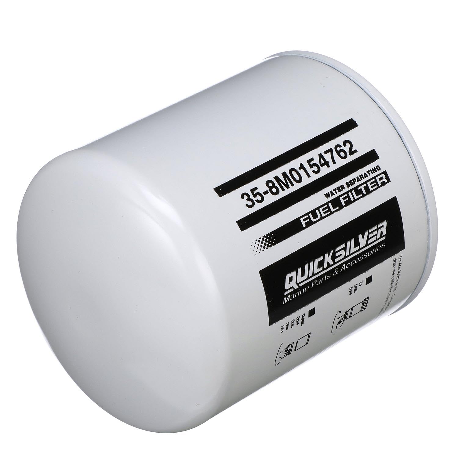 Quicksilver 8M0154762 Water Separating Fuel Filter for Various Marine Engines