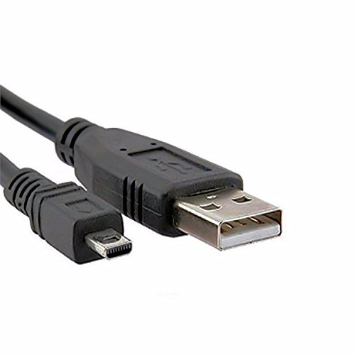 ReadyWired USB Data Cable Cord for Panasonic Lumix DMC-F2, DMC-FH4, DMC-FH5, DMC-FH6, DMC-FH7, DMC-FH8, DMC-FH25