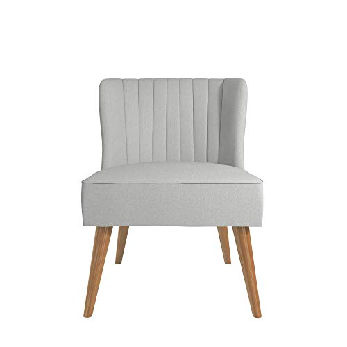 Novogratz Brittany Upholstered Accent Chair - Light Gray