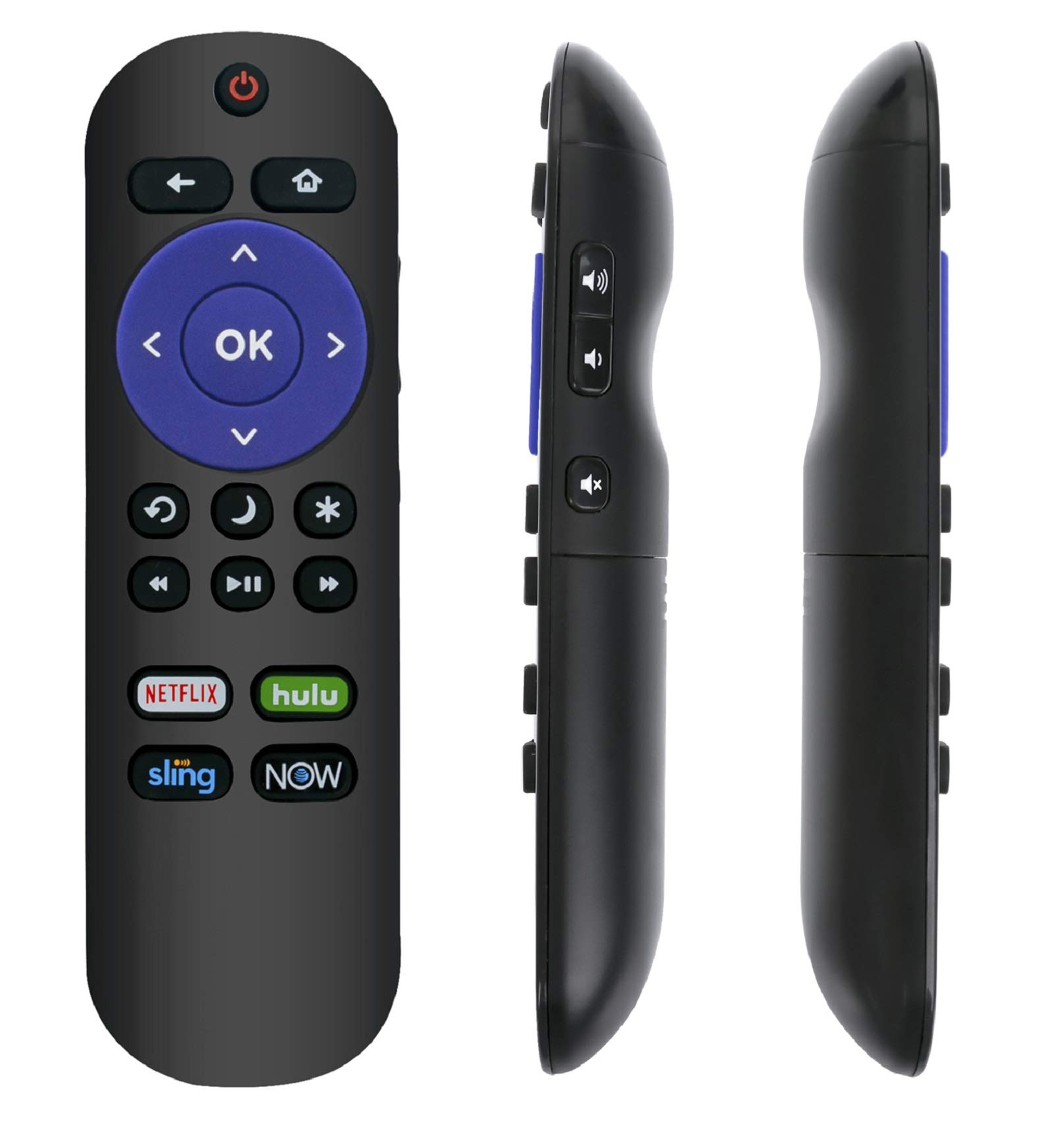 Replaced Remote fit for Hisense Roku TV 32H4D H4 series 40H4D 43H4D 50H4D 55H4D 55R7E 65R6070E 65R7E1 40H4F 43R7E 50R7E 32H4E1 55R6E 60R5800E 50R6E 65R6E1 32H4030F 40H4030F 43R6E 43H4030F 55R60