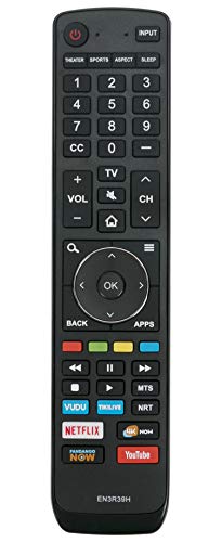 Replaced Remote Control fit for Hisense TV 50H8E 55H8E 65H8E 43H8E 50H8050E 43H8050E 55H8050E 65H8050E 43H8608 43H8060E 50H8608 50H8060E 65H8608 65H8060E 43H8020E 43H8070E 50H8070E 50H8020E