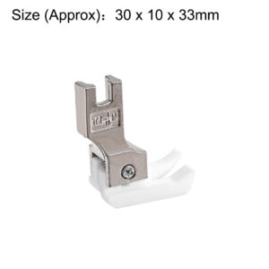 uxcell 1/16" Left Side Edge Guide Compensating Presser Foot for Single Needle Industrial Sewing Machines