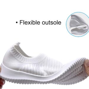 MAIITRIP Slip on Shoes for Women White Nursing Nurse Walking Sneakers Best Fashion Zapatos deportivos para Damas Gym Athletic Shoes Fall Casual,Size 7