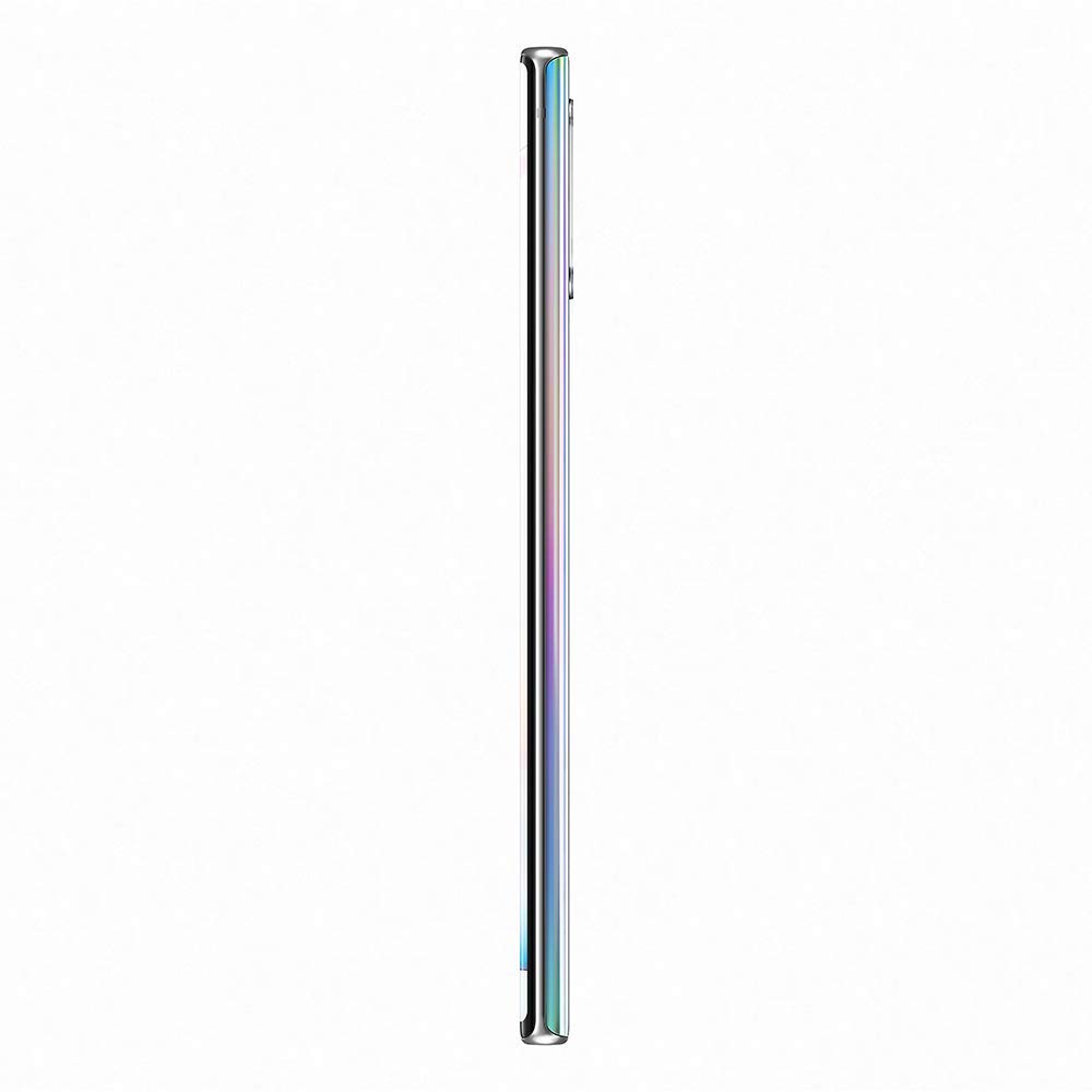 SAMSUNG Galaxy Note 10+ Plus (256GB, 12GB) 6.8" QHD+ AMOLED, Snapdragon 855, 4300mAh Battery, 4G LTE Fully Unlocked (T-Mobile, Verizon, Global) N975U1 US Model (w/Wireless Charger Pad, Aura Glow)