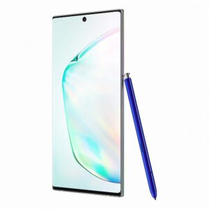 SAMSUNG Galaxy Note 10+ Plus (256GB, 12GB) 6.8" QHD+ AMOLED, Snapdragon 855, 4300mAh Battery, 4G LTE Fully Unlocked (T-Mobile, Verizon, Global) N975U1 US Model (w/Wireless Charger Pad, Aura Glow)