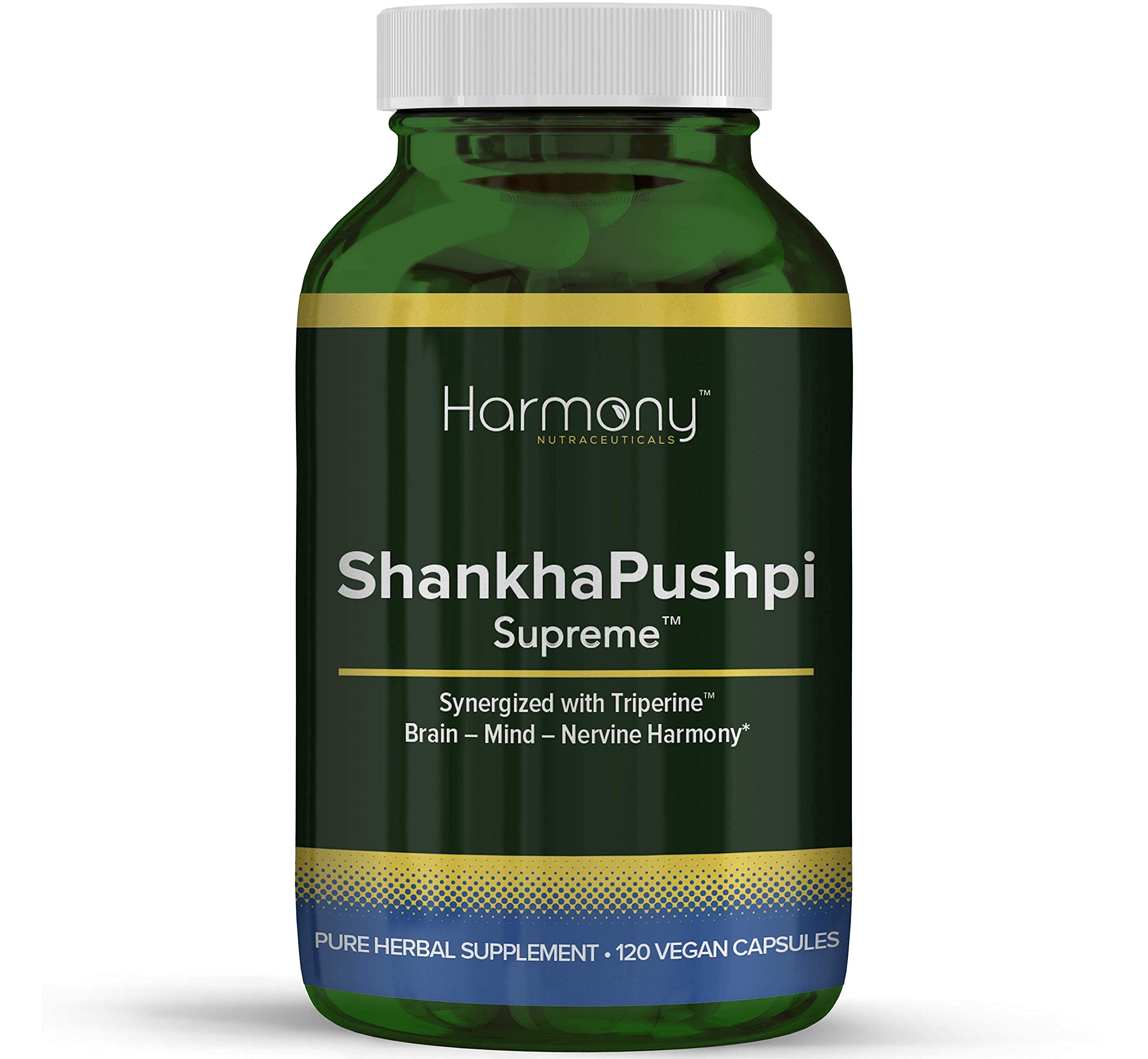 ShankhPushpi Supreme - Harmony Nutraceuticals Ayurvedic Medicine to Support Brain, Mind and Nervine