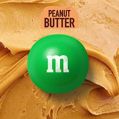 M&M'S Peanut Butter Milk Chocolate Candy, Party Size, 34 oz Bag