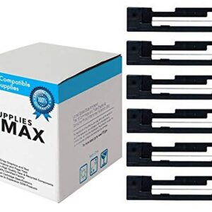 SuppliesMAX Compatible Replacement for Citizen CBM-910/920/MD-910/911/iDP-3110/3111 Purple P.O.S. Printer Ribbons (6/PK) (IR-91P)