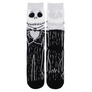 Bioworld The Nightmare Before Christmas Jack 360 Character Crew Socks for Men